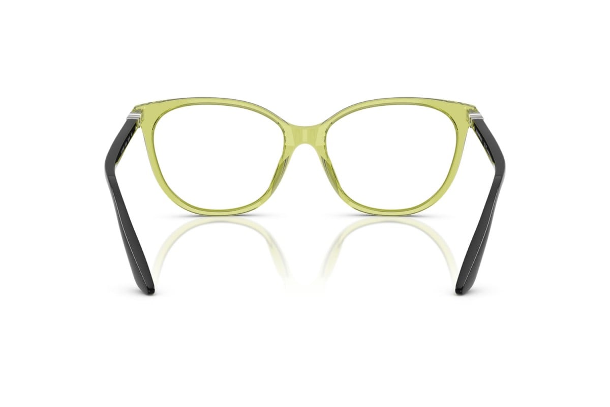 EMPORIO ARMANI - 6199 VERDE TRASPARENTE LUCIDO | OCCHIALE DA VISTA DONNA - EA 3249U CALIBRO 53