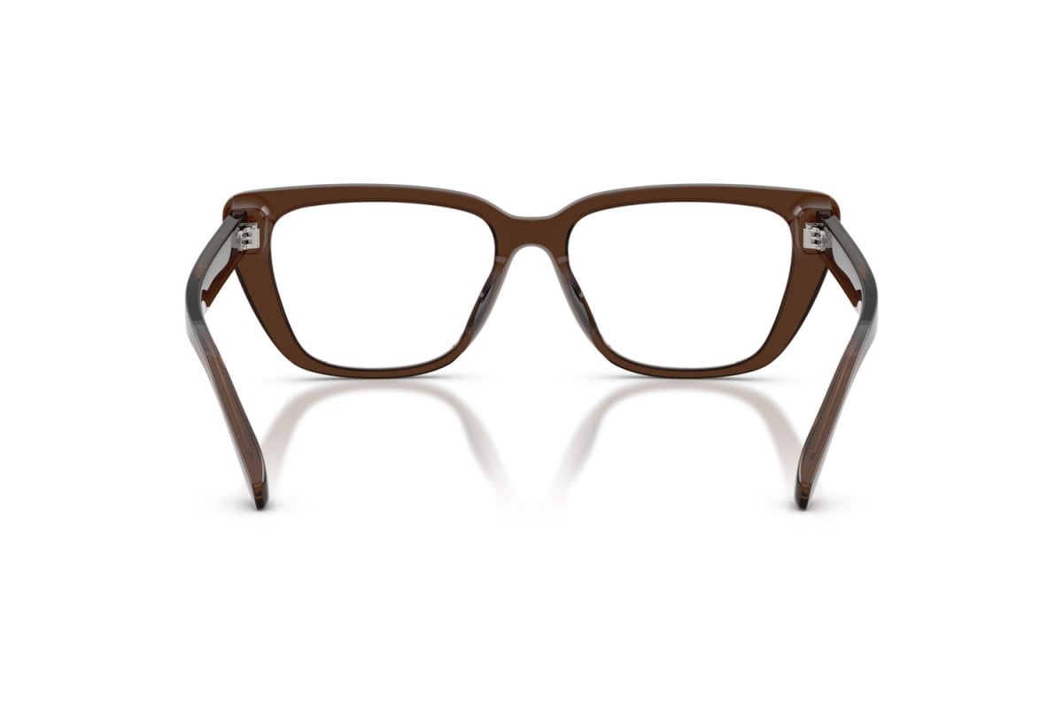 OCCHIALE DA VISTA DONNA | EMPORIO ARMANI EA 3256U - 6251 MARRONE TRASPARENTE LUCIDO - CALIBRO 52