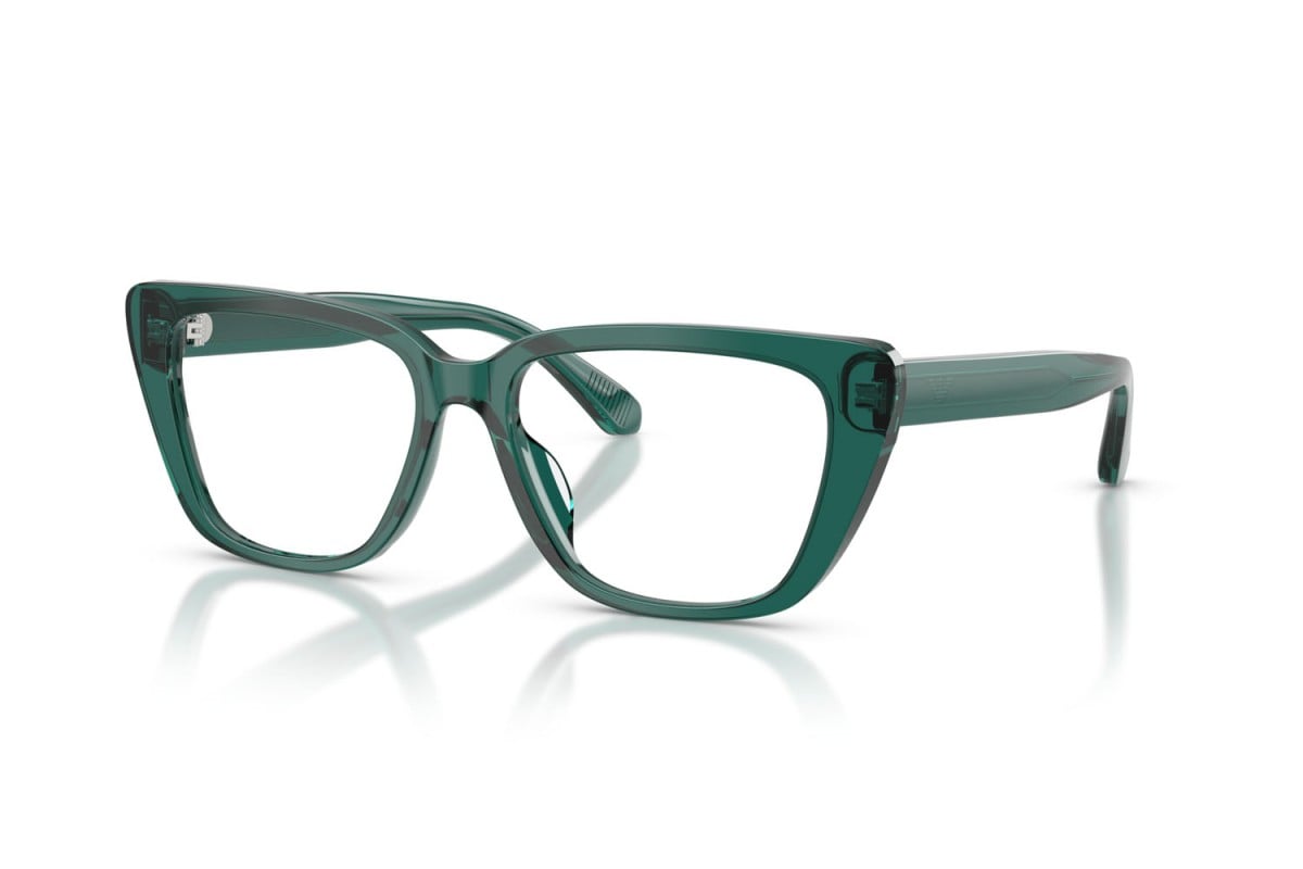 OCCHIALE DA VISTA DONNA | EMPORIO ARMANI EA 3256U - 6252 VERDE TRASPARENTE LUCIDO - CALIBRO 54