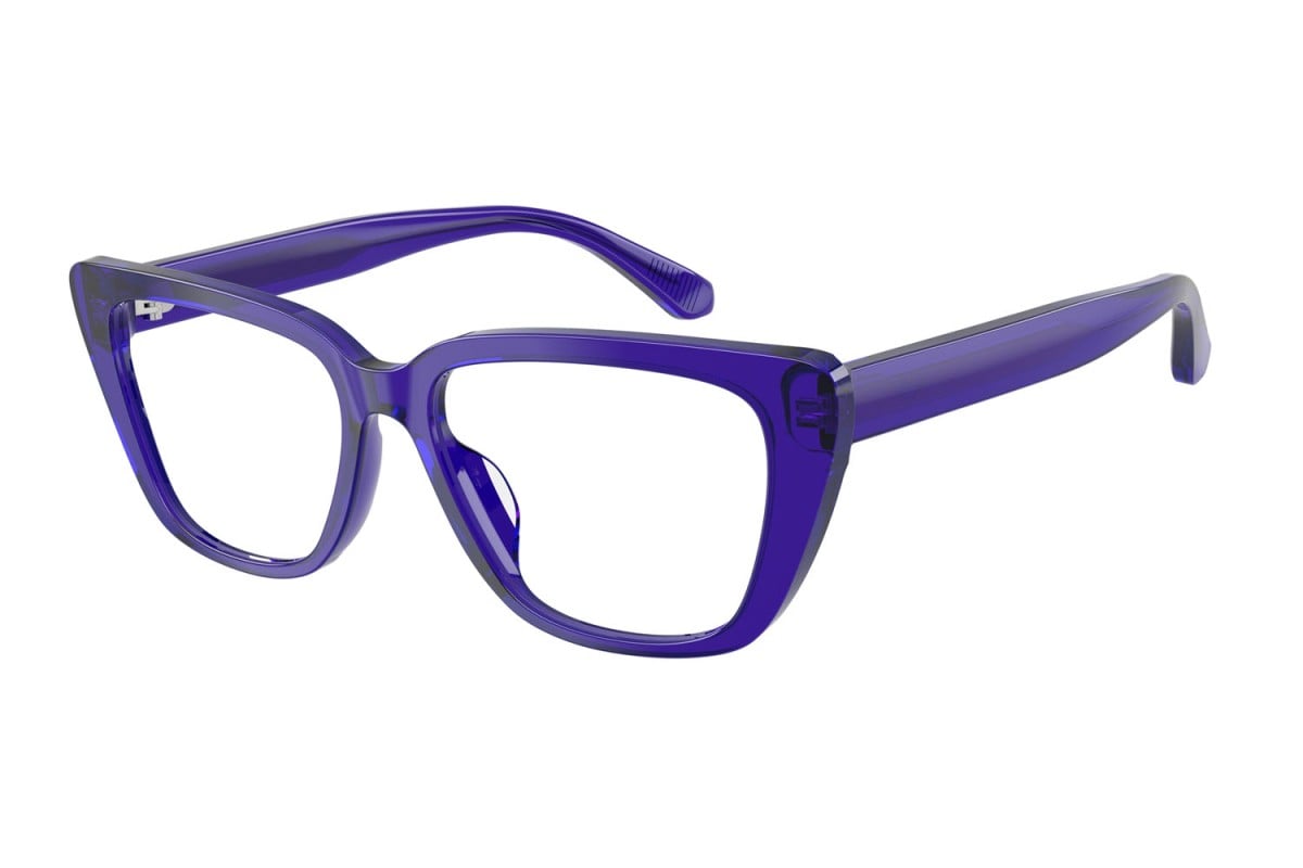OCCHIALE DA VISTA DONNA | EMPORIO ARMANI EA 3256U - 6253 VIOLA TRASPARENTE LUCIDO - CALIBRO 52