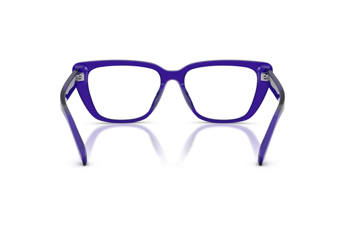 OCCHIALE DA VISTA DONNA | EMPORIO ARMANI EA 3256U - 6253 VIOLA TRASPARENTE LUCIDO - CALIBRO 52