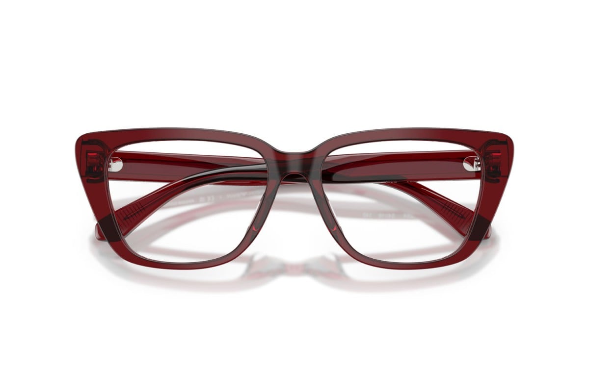 OCCHIALE DA VISTA DONNA | EMPORIO ARMANI EA 3256U - 6254 BORDEAUX TRASPARENTE LUCIDO - CALIBRO 52