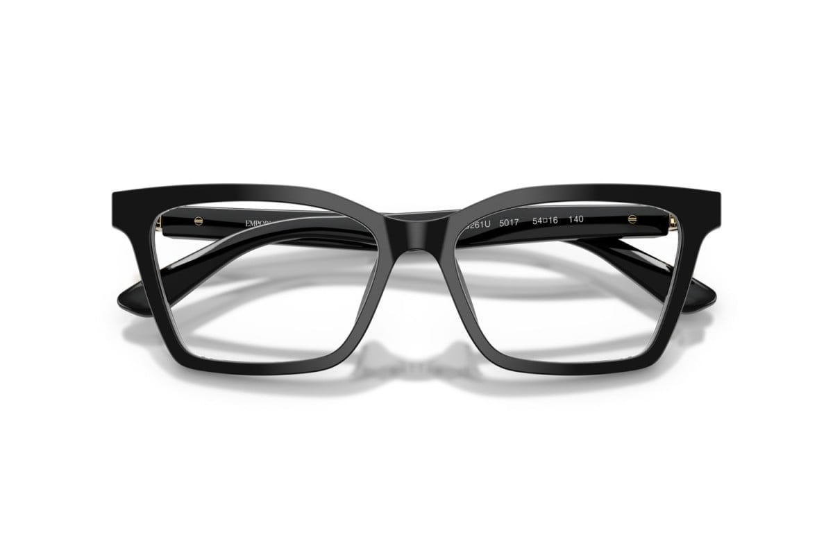 OCCHIALE DA VISTA DONNA | EMPORIO ARMANI EA 3261U - 5017 NERO LUCIDO - CALIBRO 52
