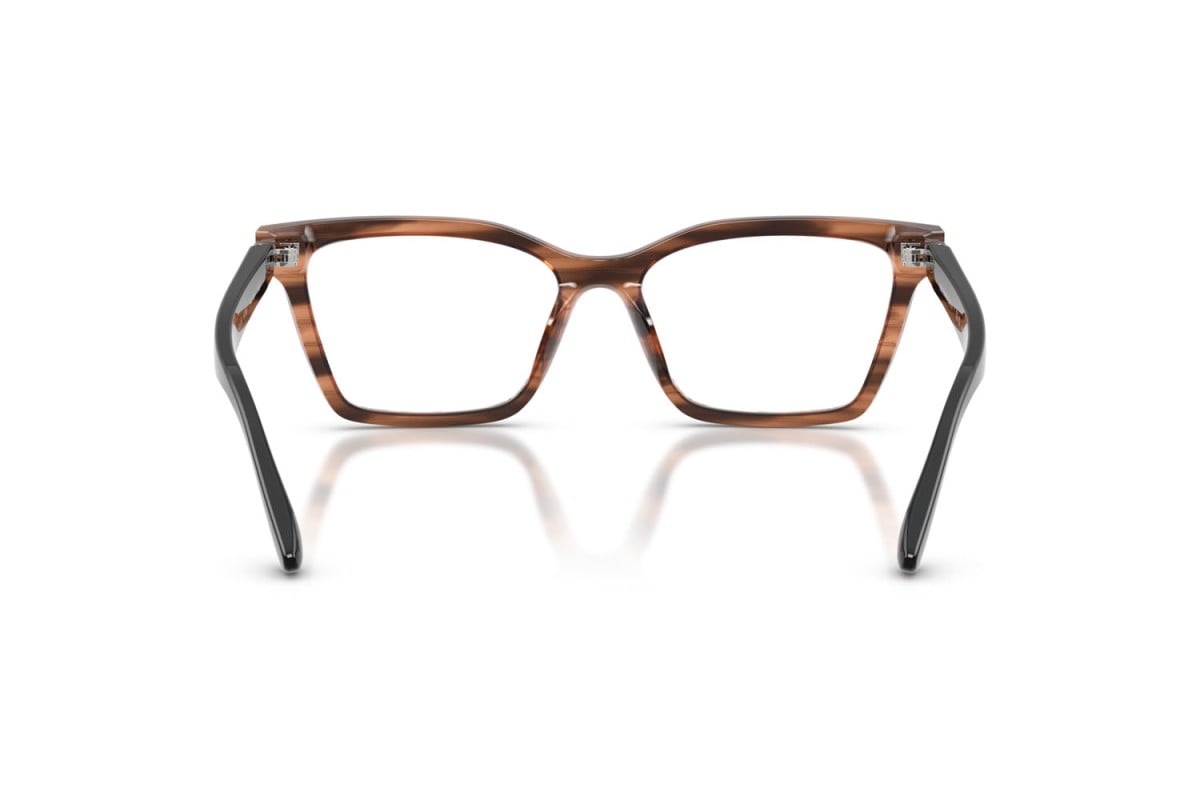 OCCHIALE DA VISTA DONNA | EMPORIO ARMANI EA 3261U - 6266 MARRONE STRIATO LUCIDO - CALIBRO 54