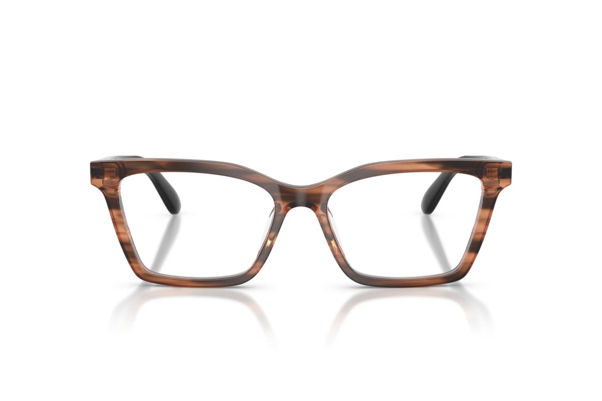 OCCHIALE DA VISTA DONNA | EMPORIO ARMANI EA 3261U - 6266 MARRONE STRIATO LUCIDO - CALIBRO 54