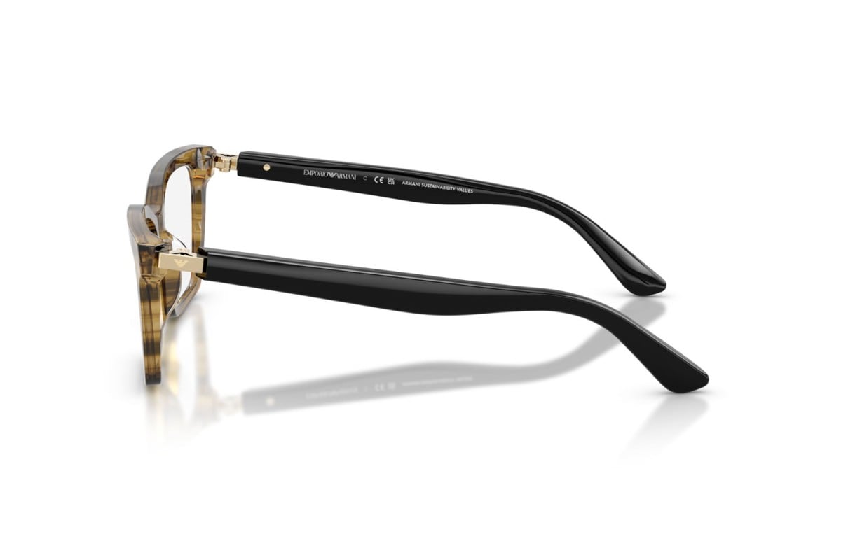 OCCHIALE DA VISTA DONNA | EMPORIO ARMANI EA 3261U - 6267 VERDE STRIATO LUCIDO - CALIBRO 52