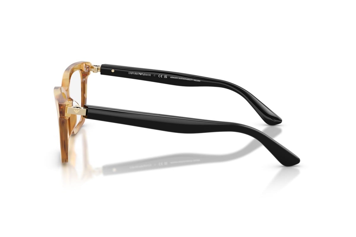 OCCHIALE DA VISTA DONNA | EMPORIO ARMANI EA 3261U - 6269 MIELE STRIATO LUCIDO - CALIBRO 54
