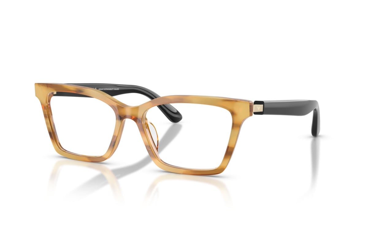 OCCHIALE DA VISTA DONNA | EMPORIO ARMANI EA 3261U - 6269 MIELE STRIATO LUCIDO - CALIBRO 54