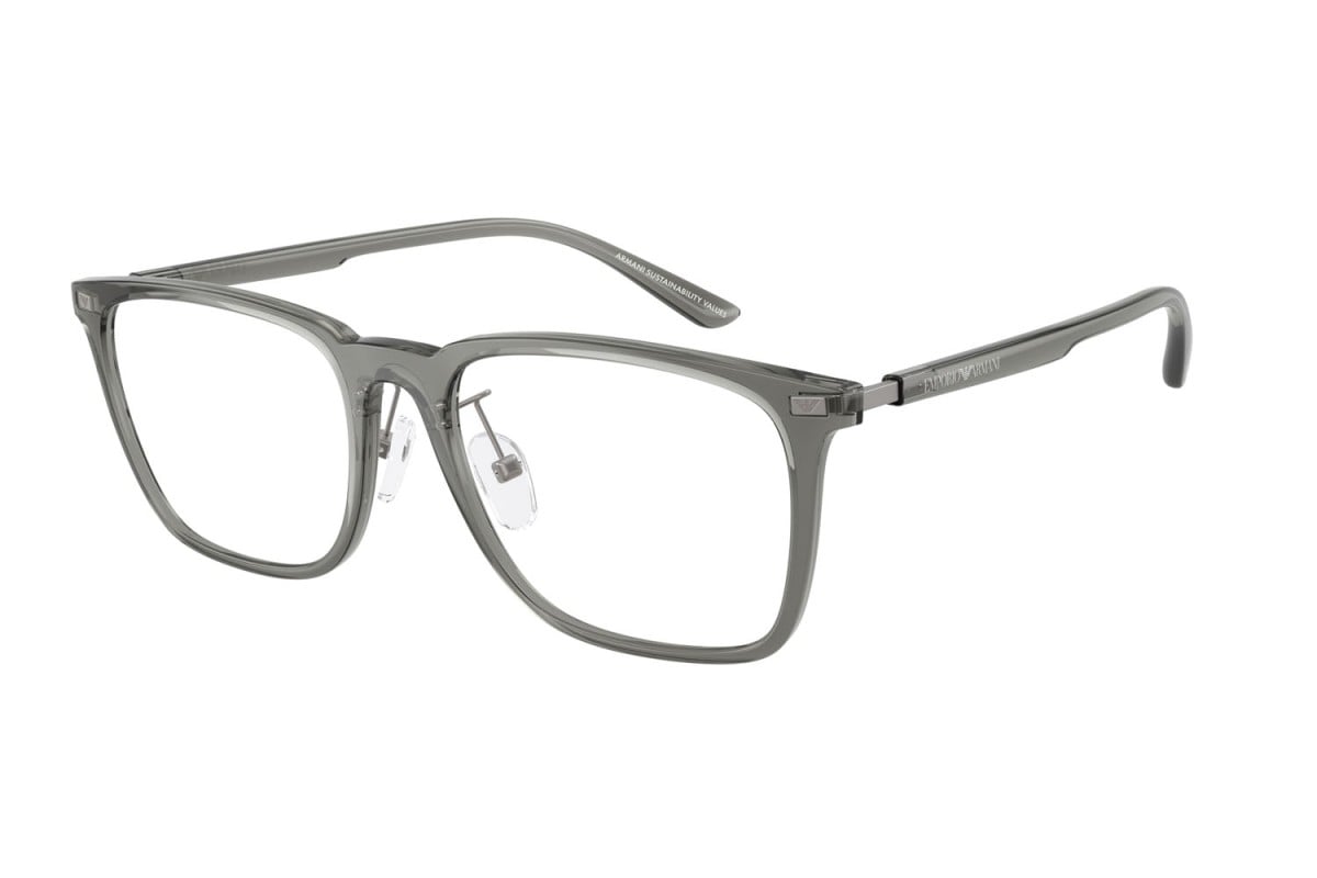 OCCHIALE DA VISTA UNISEX | EMPORIO ARMANI EA 3263D - 6106 GRIGIO TRASPARENTE LUCIDO - CALIBRO 55
