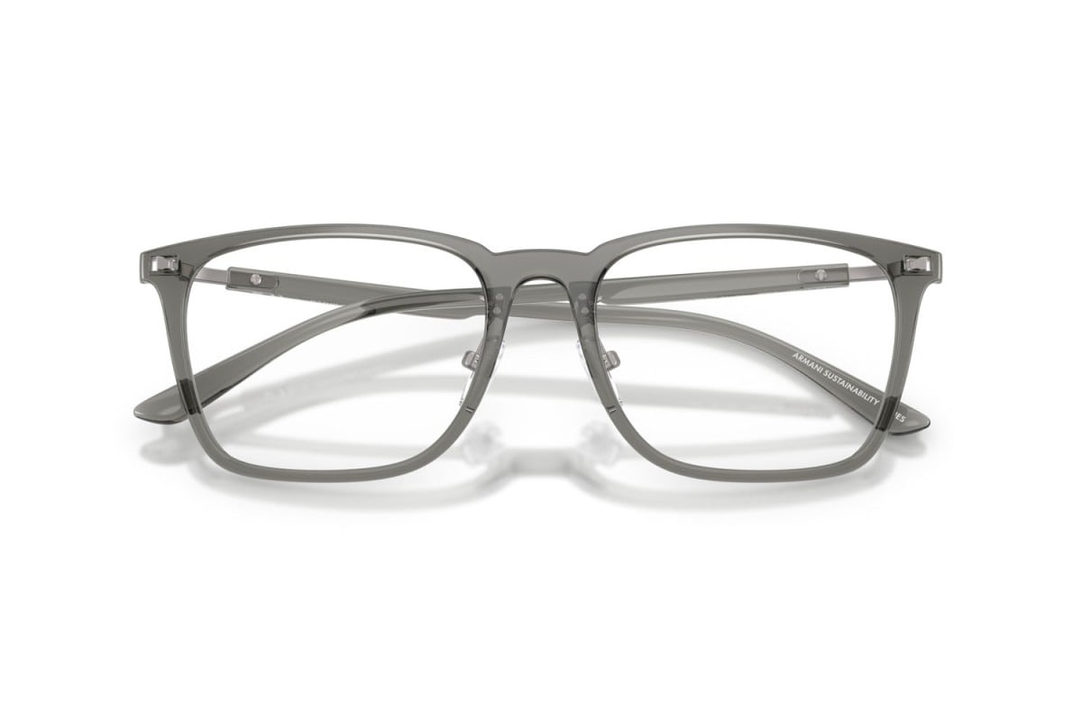 OCCHIALE DA VISTA UNISEX | EMPORIO ARMANI EA 3263D - 6106 GRIGIO TRASPARENTE LUCIDO - CALIBRO 55