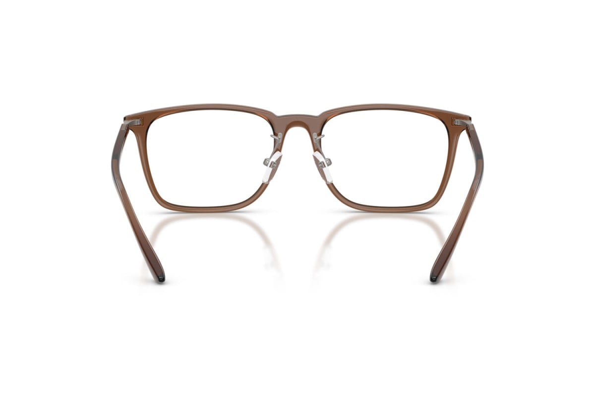 OCCHIALE DA VISTA UNISEX | EMPORIO ARMANI EA 3263D - 6282 MARRONE TRASPARENTE LUCIDO - CALIBRO 55