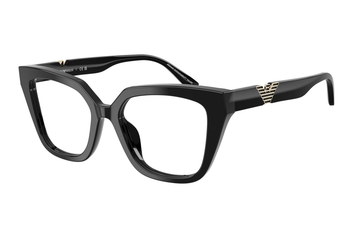 OCCHIALE DA VISTA DONNA | EMPORIO ARMANI EA 3267U - 5017 NERO LUCIDO - CALIBRO 52