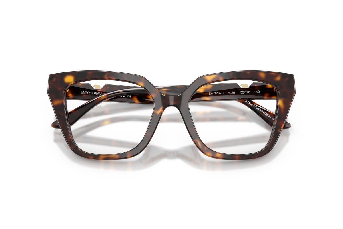 OCCHIALE DA VISTA DONNA | EMPORIO ARMANI EA 3267U - 5026 AVANA SCINTILLANTE - CALIBRO 50