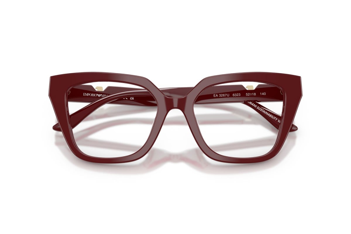 OCCHIALE DA VISTA DONNA | EMPORIO ARMANI EA 3267U - 6323 BORDEAUX LUCIDO - CALIBRO 50