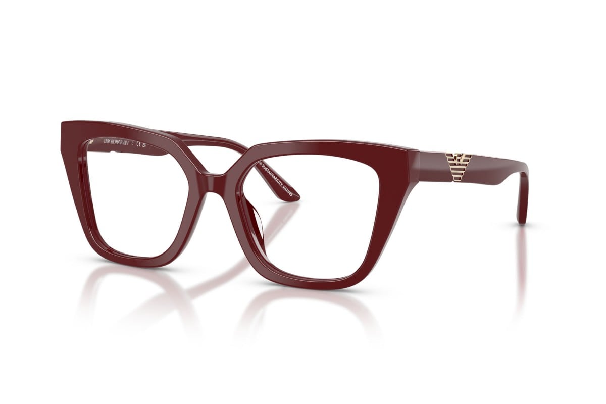 OCCHIALE DA VISTA DONNA | EMPORIO ARMANI EA 3267U - 6323 BORDEAUX LUCIDO - CALIBRO 52