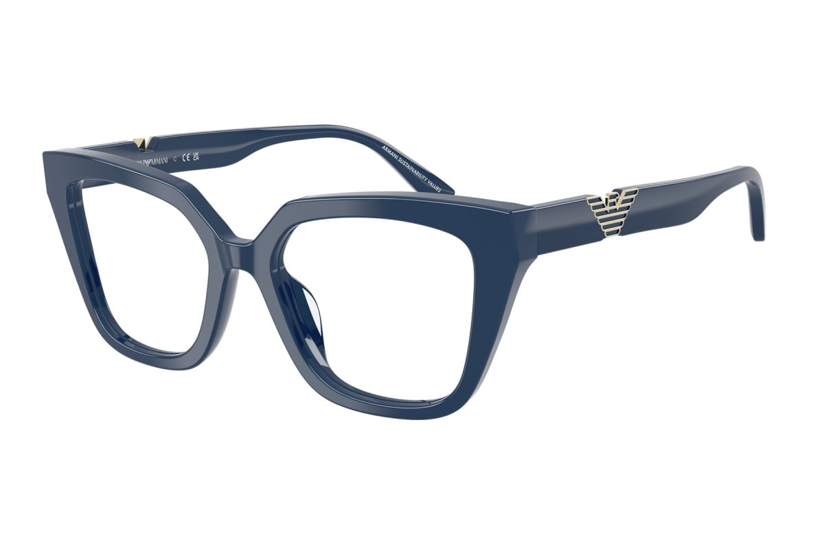OCCHIALE DA VISTA DONNA | EMPORIO ARMANI EA 3267U - 6325 BLU BRILLANTE - CALIBRO 50