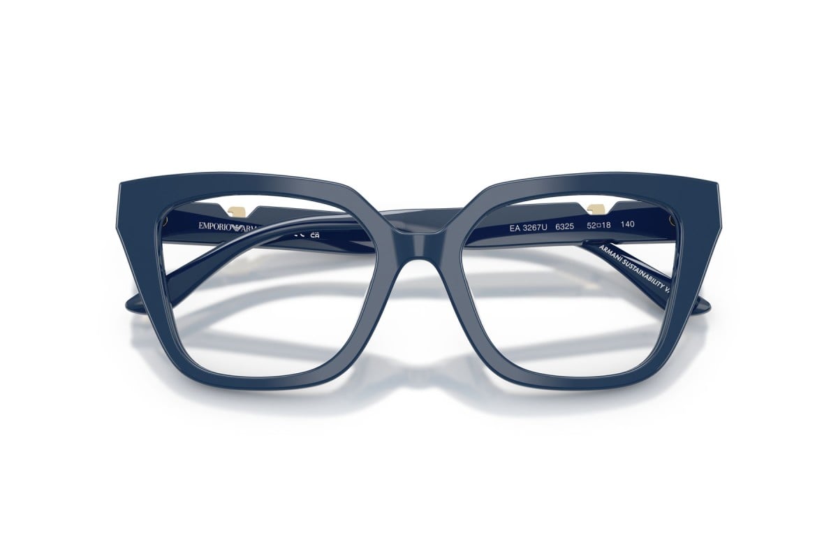 OCCHIALE DA VISTA DONNA | EMPORIO ARMANI EA 3267U - 6325 BLU BRILLANTE - CALIBRO 50