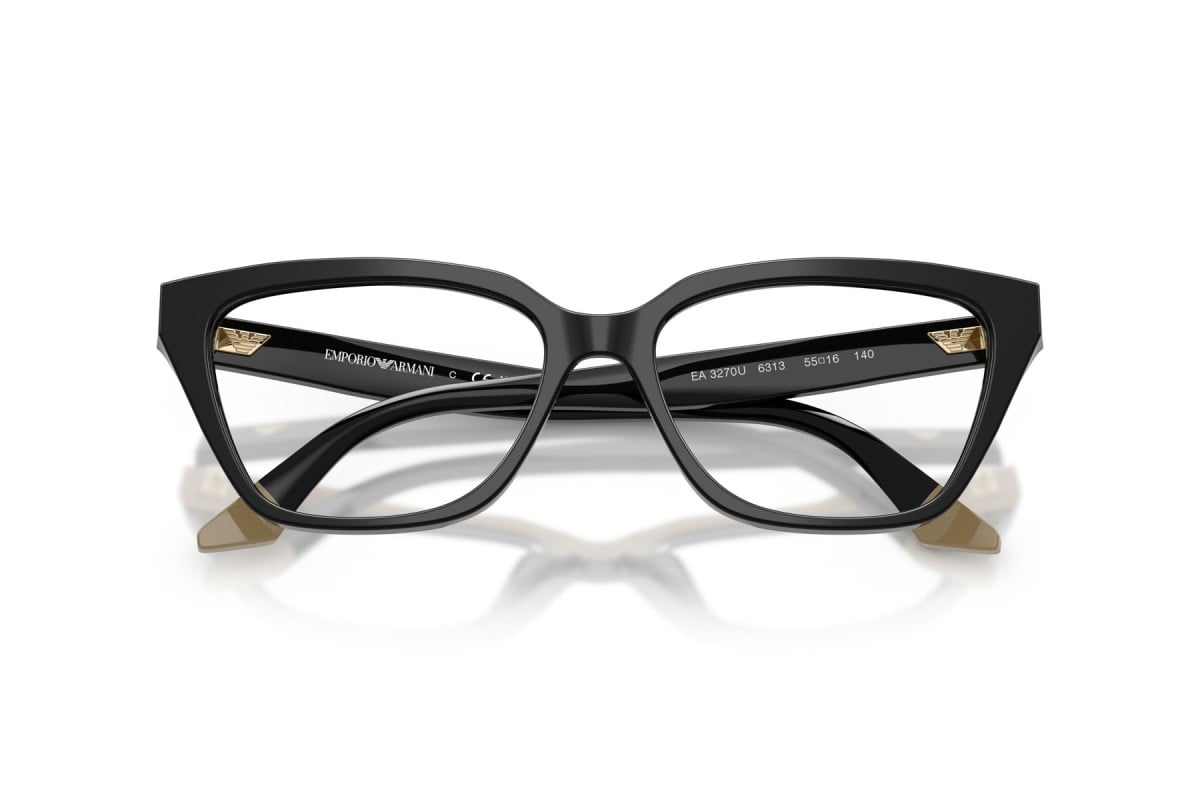 OCCHIALE DA VISTA DONNA | EMPORIO ARMANI EA 3270U - 6313 NERO/BEIGE - CALIBRO 53