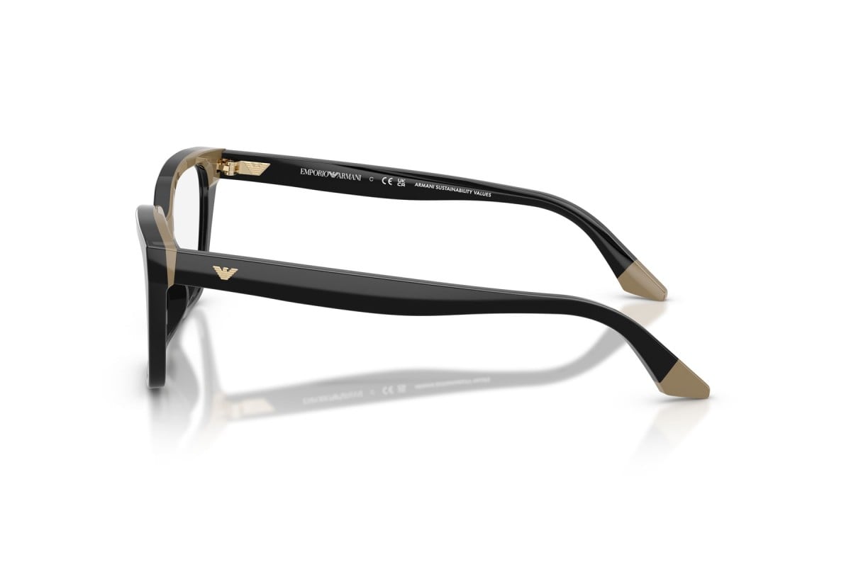 OCCHIALE DA VISTA DONNA | EMPORIO ARMANI EA 3270U - 6313 NERO/BEIGE - CALIBRO 53