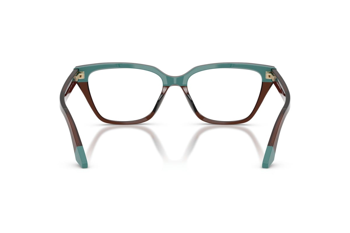 OCCHIALE DA VISTA DONNA | EMPORIO ARMANI EA 3270U - 6318 MARRONE/VERDE ACQUA TRASPARENTE - CALIBRO 53