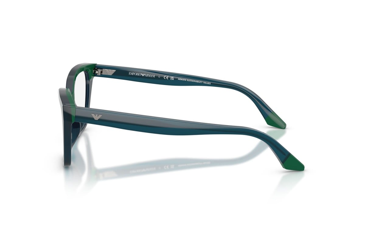 OCCHIALE DA VISTA DONNA | EMPORIO ARMANI EA 3270U - 6319 BLU OPALINO/VERDE - CALIBRO 55