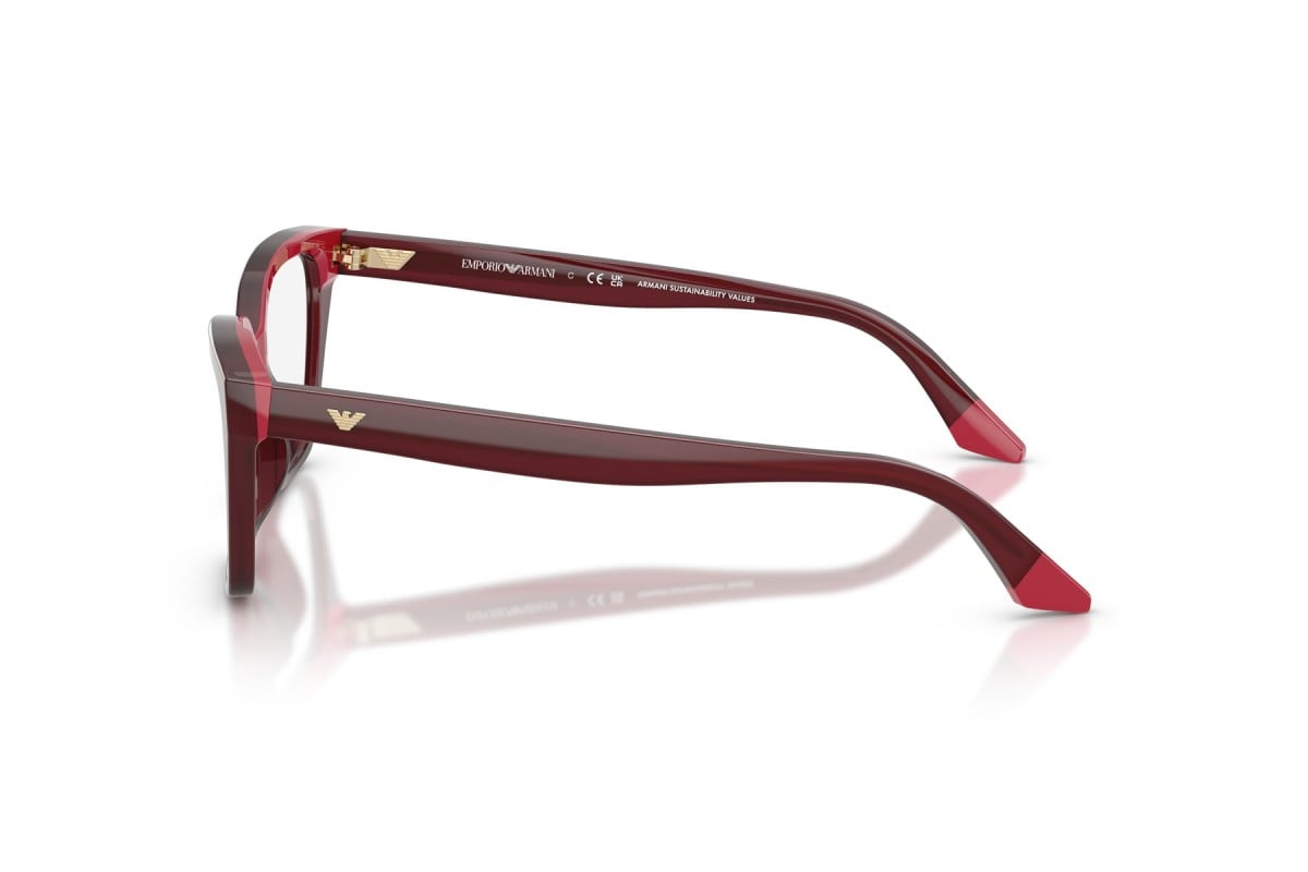 OCCHIALE DA VISTA DONNA | EMPORIO ARMANI EA 3270U - 6320 BORDEAUX OPALINO/ROSA - CALIBRO 53