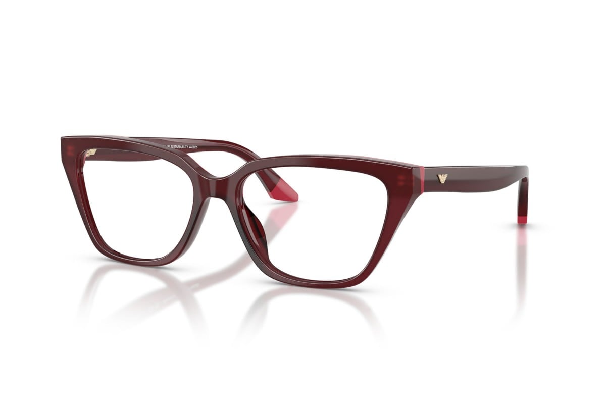 OCCHIALE DA VISTA DONNA | EMPORIO ARMANI EA 3270U - 6320 BORDEAUX OPALINO/ROSA - CALIBRO 53