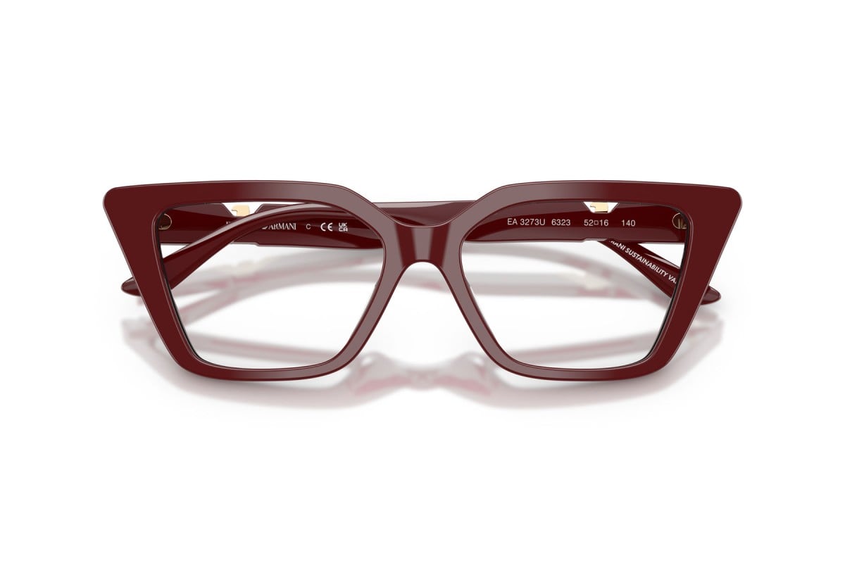 OCCHIALE DA VISTA DONNA | EMPORIO ARMANI EA 3273U - 6323 BORDEAUX LUCIDO - CALIBRO 52