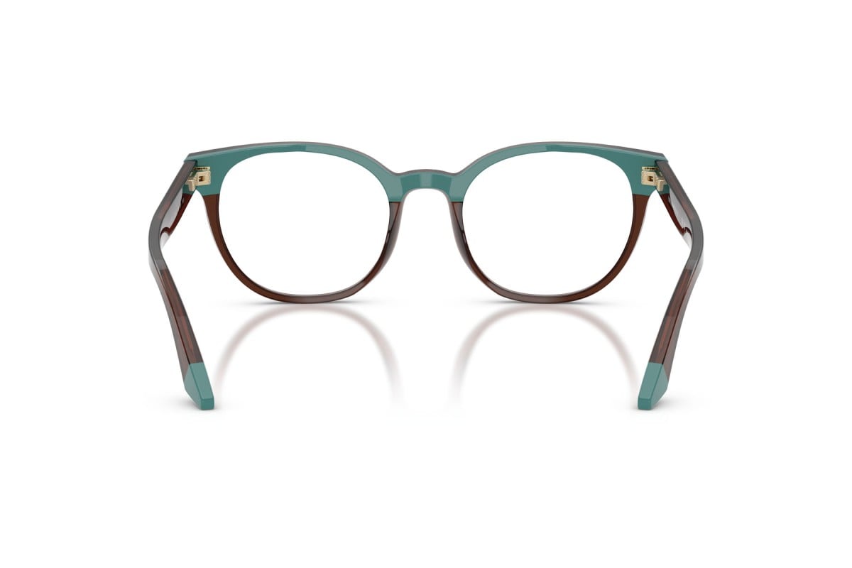 OCCHIALE DA VISTA DONNA | EMPORIO ARMANI EA 3274 - 6318 MARRONE/VERDE ACQUA TRASPARENTE - CALIBRO 50
