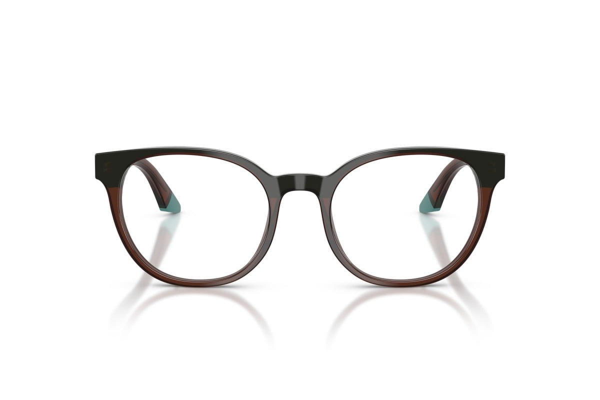 OCCHIALE DA VISTA DONNA | EMPORIO ARMANI EA 3274 - 6318 MARRONE/VERDE ACQUA TRASPARENTE - CALIBRO 50