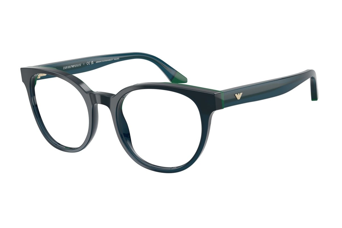 OCCHIALE DA VISTA DONNA | EMPORIO ARMANI EA 3274 - 6319 BLU OPALE/VERDE - CALIBRO 50