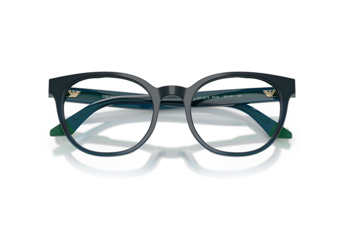 OCCHIALE DA VISTA DONNA | EMPORIO ARMANI EA 3274 - 6319 BLU OPALE/VERDE - CALIBRO 50