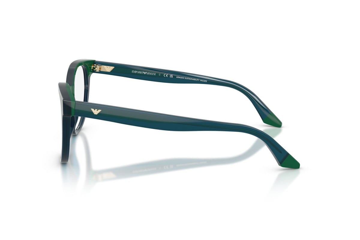 OCCHIALE DA VISTA DONNA | EMPORIO ARMANI EA 3274 - 6319 BLU OPALE/VERDE - CALIBRO 50