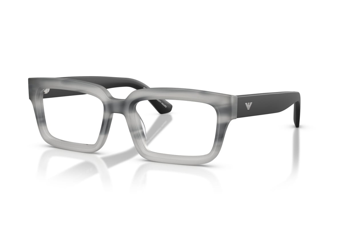 OCCHIALE DA VISTA UNISEX | EMPORIO ARMANI EA 3277U - 6367 GRIGIO AVANA STRIATO - CALIBRO 54