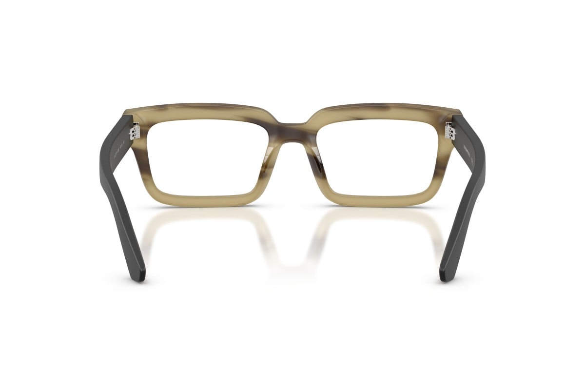 OCCHIALE DA VISTA UNISEX | EMPORIO ARMANI EA 3277U - 6369 VERDE AVANA STRIATO - CALIBRO 52