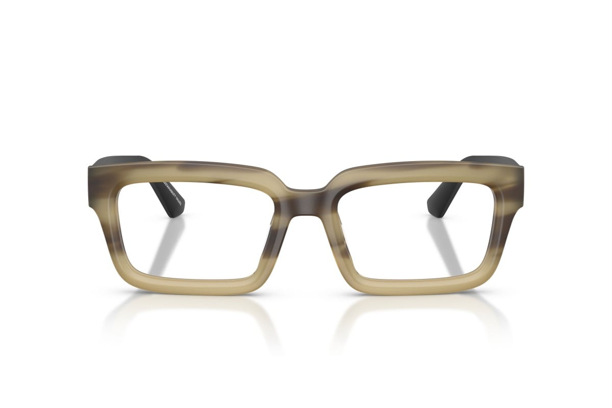 OCCHIALE DA VISTA UNISEX | EMPORIO ARMANI EA 3277U - 6369 VERDE AVANA STRIATO - CALIBRO 52