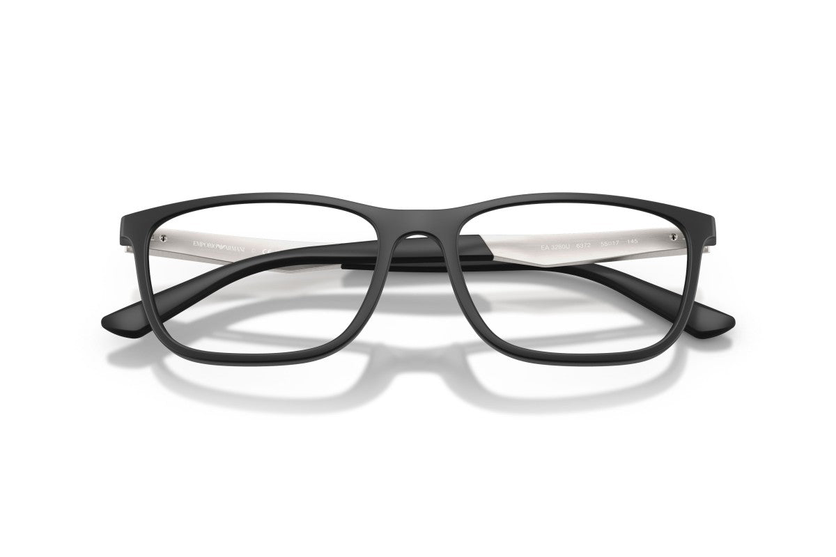 OCCHIALE DA VISTA UOMO | EMPORIO ARMANI EA 3280U - 6372 NERO OPACO - CALIBRO 55