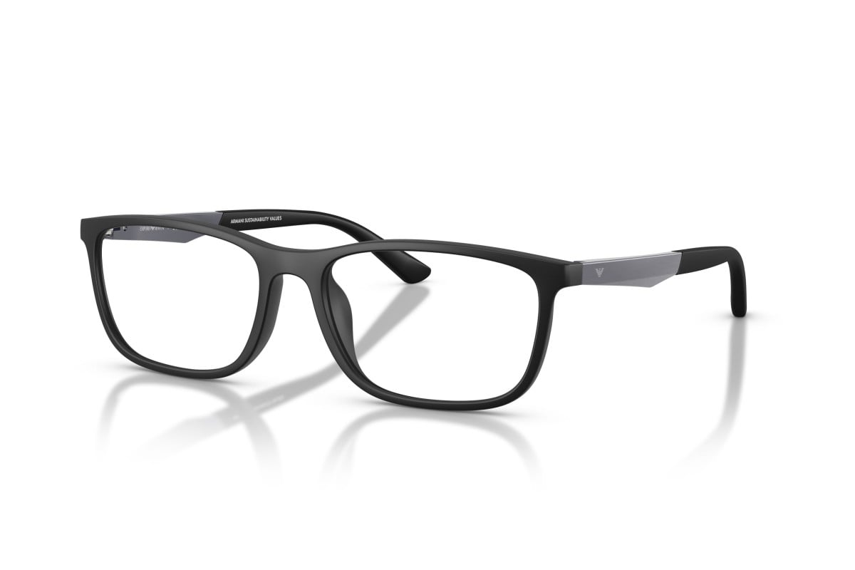 OCCHIALE DA VISTA UOMO | EMPORIO ARMANI EA 3280U - 6373 NERO OPACO - CALIBRO 55