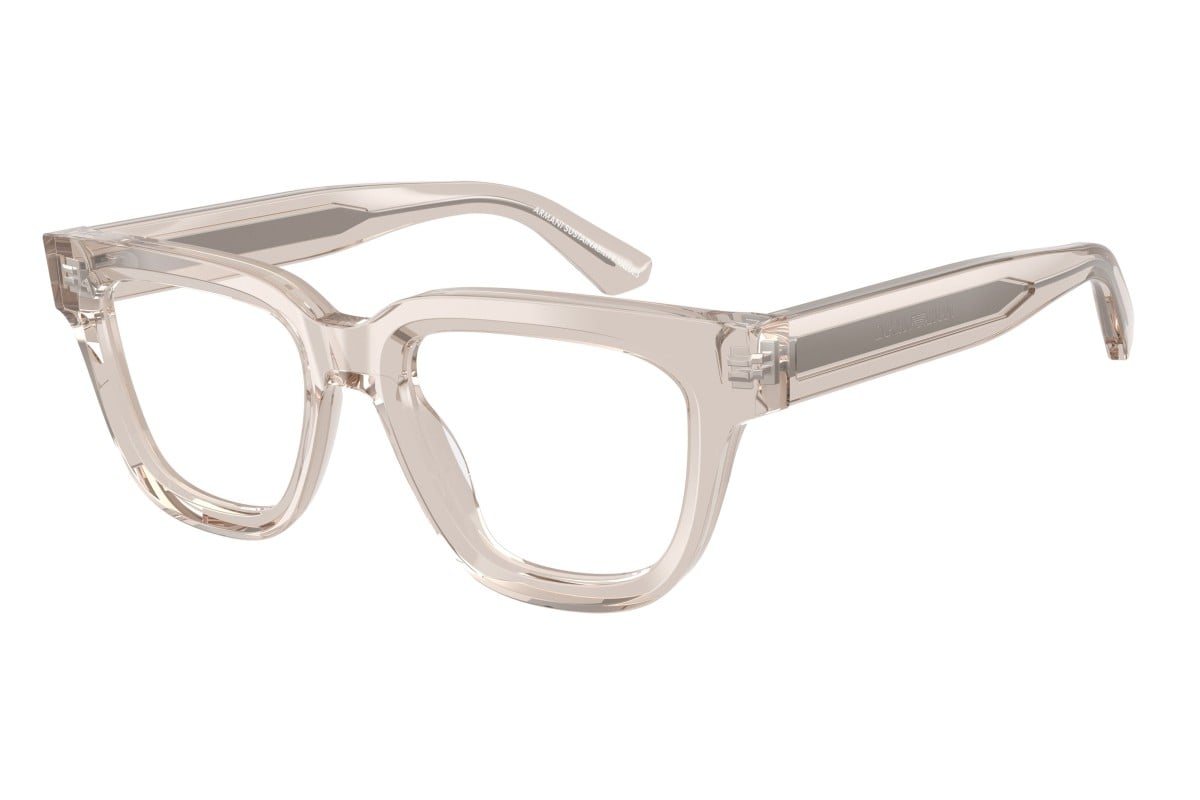 OCCHIALE DA VISTA DONNA | EMPORIO ARMANI EA 3281 - 6363 TUNDRA TRASPARENTE E LUCENTE - CALIBRO 51