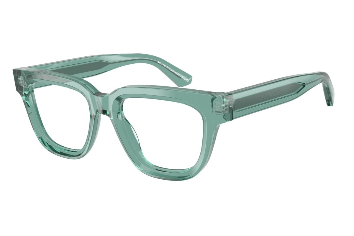 OCCHIALE DA VISTA DONNA | EMPORIO ARMANI EA 3281 - 6365 VERDE TRASPARENTE LUCIDO - CALIBRO 49