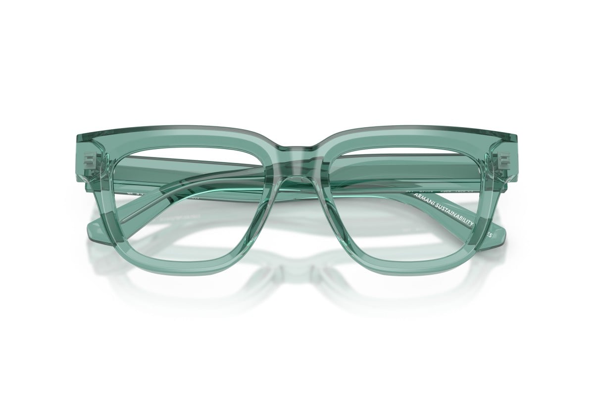 OCCHIALE DA VISTA DONNA | EMPORIO ARMANI EA 3281 - 6365 VERDE TRASPARENTE LUCIDO - CALIBRO 49