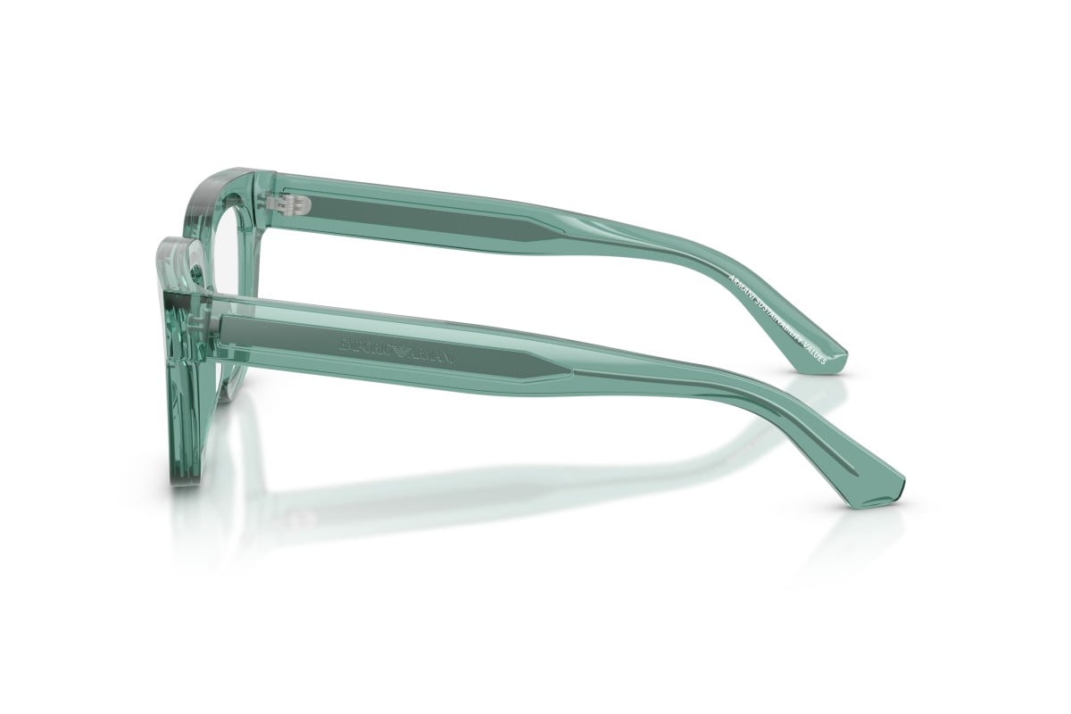 OCCHIALE DA VISTA DONNA | EMPORIO ARMANI EA 3281 - 6365 VERDE TRASPARENTE LUCIDO - CALIBRO 49
