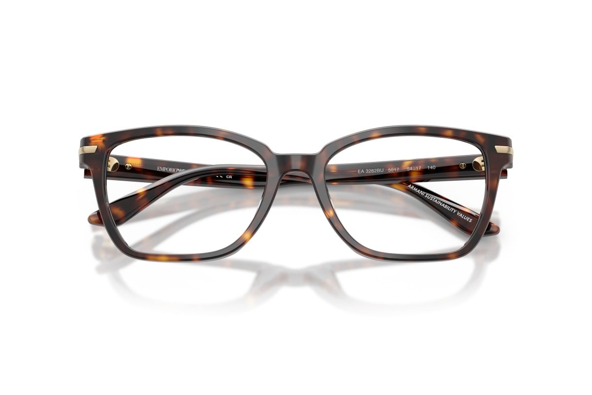 OCCHIALE DA VISTA DONNA | EMPORIO ARMANI EA 3282BU - 5026 AVANA SCINTILLANTE - CALIBRO 52