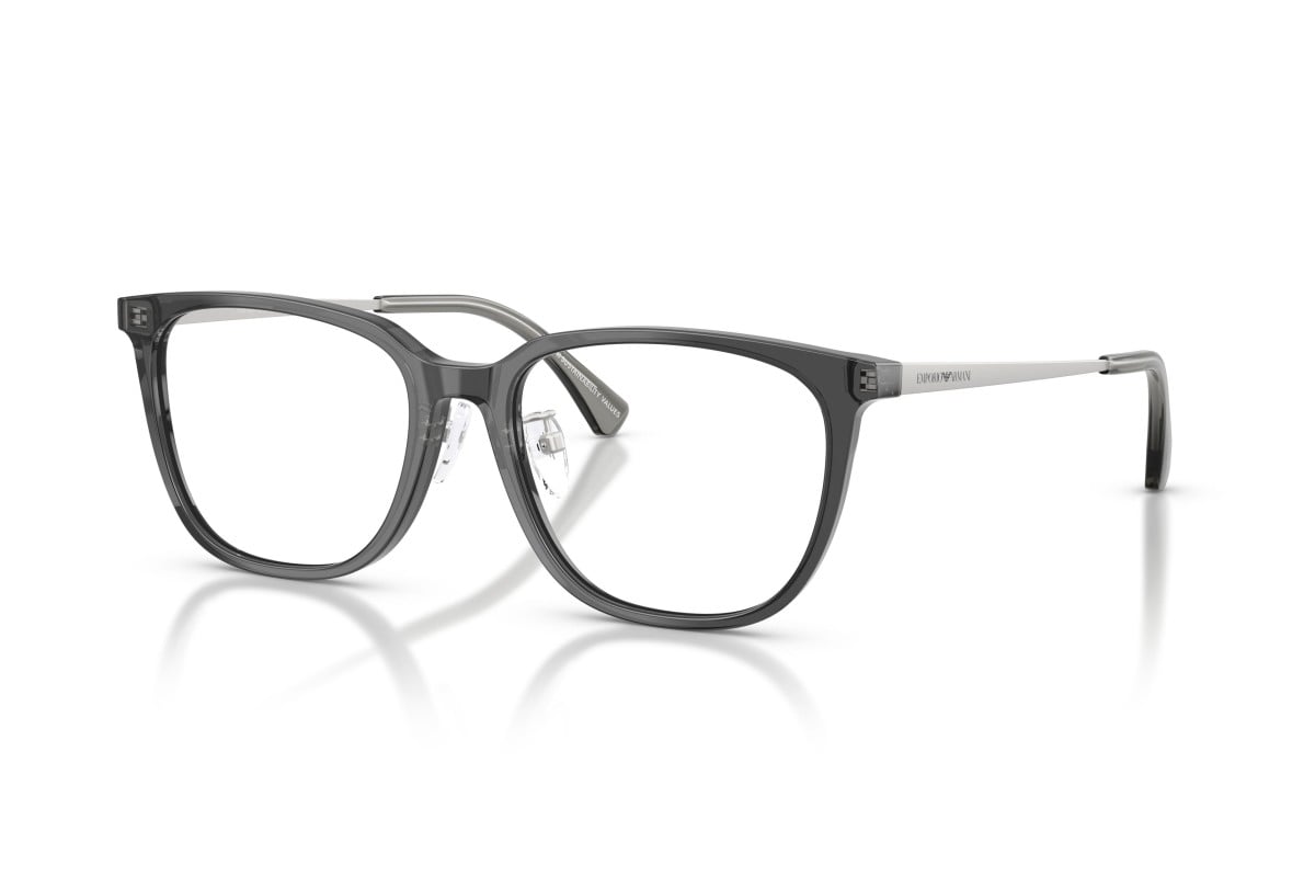 OCCHIALE DA VISTA UOMO | EMPORIO ARMANI EA 3284D - 5029 GRIGIO TRASPARENTE LUCIDO - CALIBRO 54