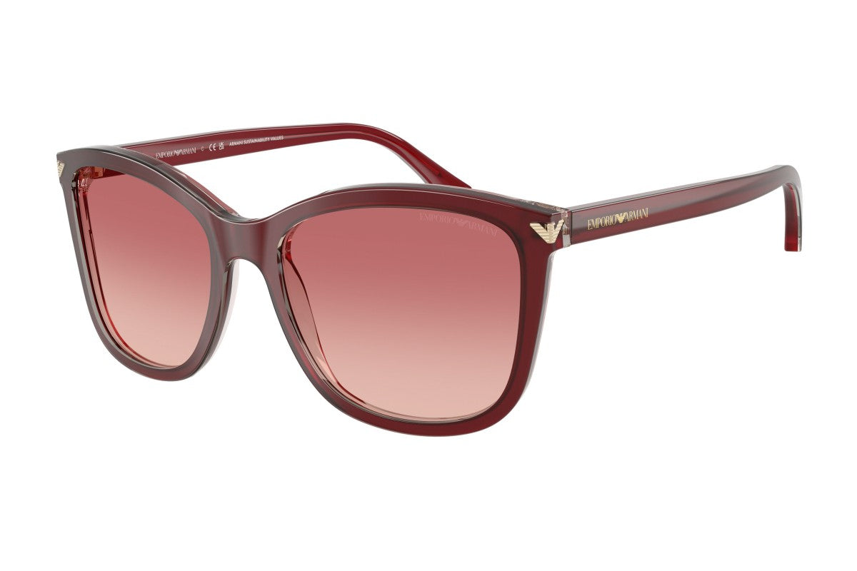 OCCHIALE DA SOLE DONNA | EMPORIO ARMANI EA 4060 - 6377A5 BORDEAUX LUCIDO - CALIBRO 56