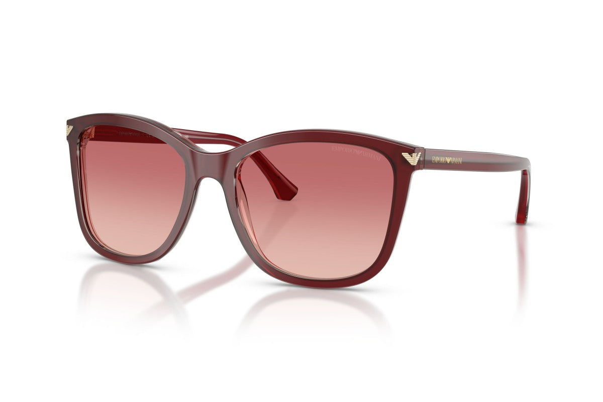 OCCHIALE DA SOLE DONNA | EMPORIO ARMANI EA 4060 - 6377A5 BORDEAUX LUCIDO - CALIBRO 56