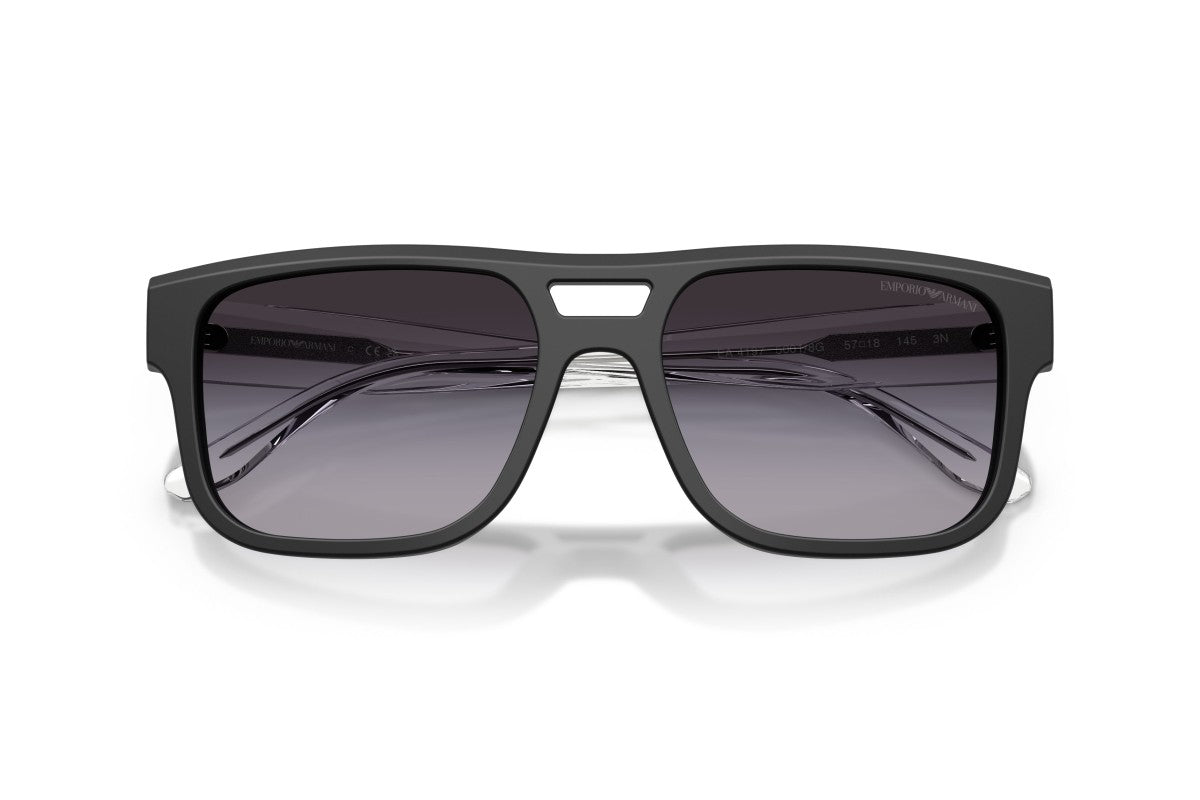 OCCHIALE DA SOLE UOMO | EMPORIO ARMANI EA 4197 - 50018G NERO OPACO - CALIBRO 57