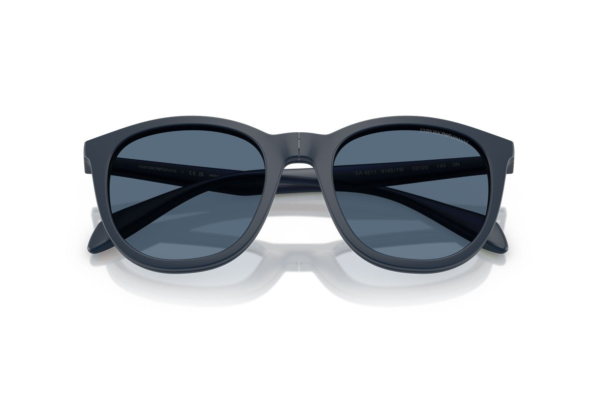 OCCHIALE DA SOLE UOMO | EMPORIO ARMANI EA 4211 - 1851W BLU OPACO - CALIBRO 52