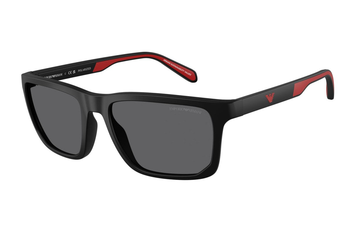 OCCHIALE DA SOLE UOMO | EMPORIO ARMANI EA 4219 - 5001T3 NERO OPACO - CALIBRO 57