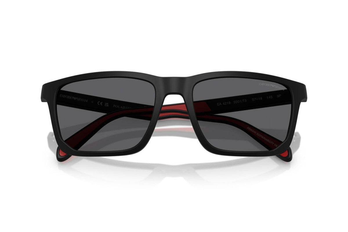OCCHIALE DA SOLE UOMO | EMPORIO ARMANI EA 4219 - 5001T3 NERO OPACO - CALIBRO 57